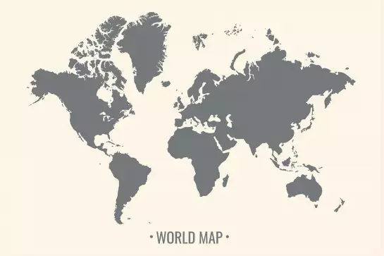 Worl map - carte du monde