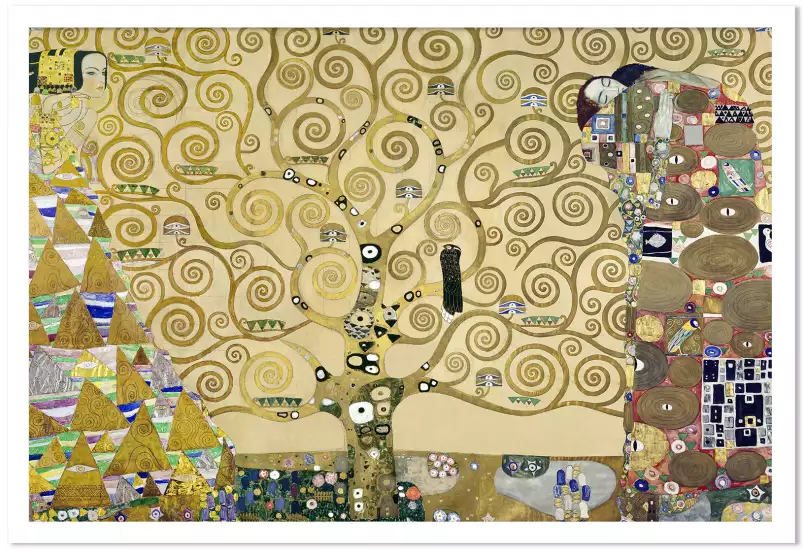 Gustave klimt - l'arbre de vie - tableau celebre