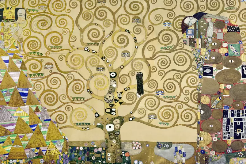 Gustave klimt - l'arbre de vie - tableau celebre