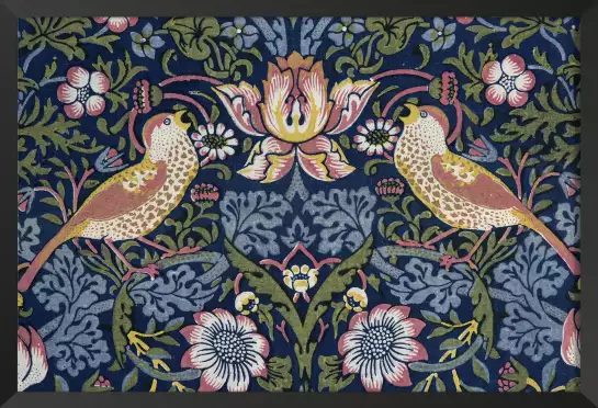 William morris - détail oiseau - tableau celebre