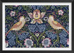 William morris - détail oiseau - tableau celebre