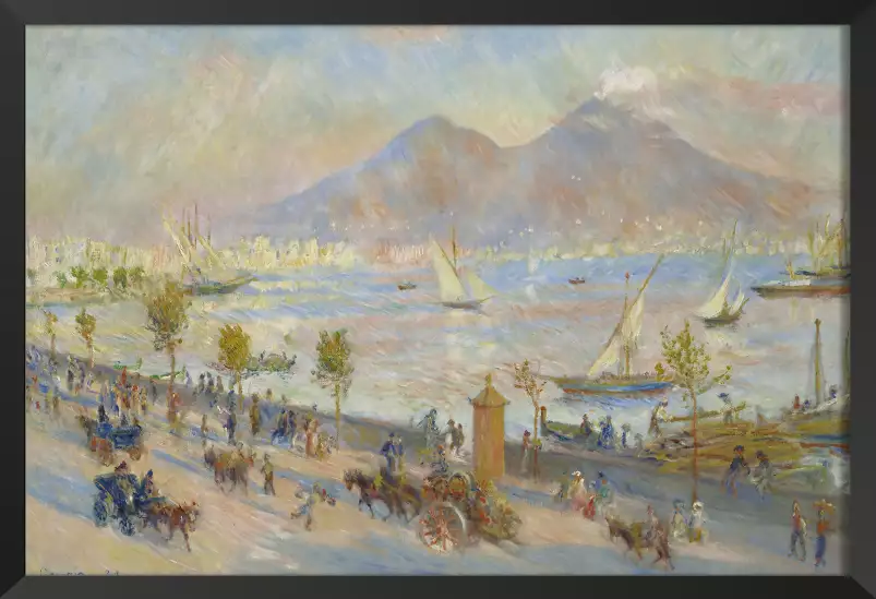 Auguste renoir - baie de naples, le soir - tableau celebre