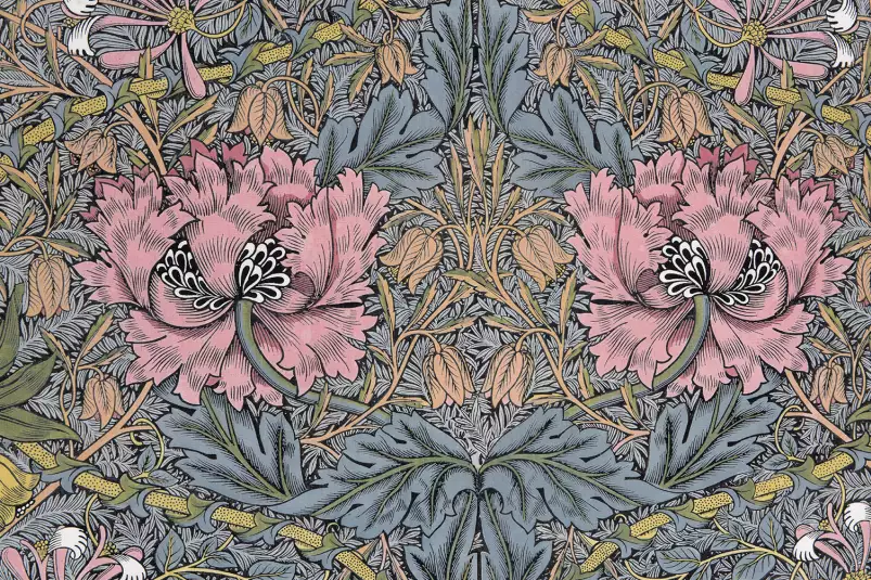 William morris- chevrefeuille - tableau celebre