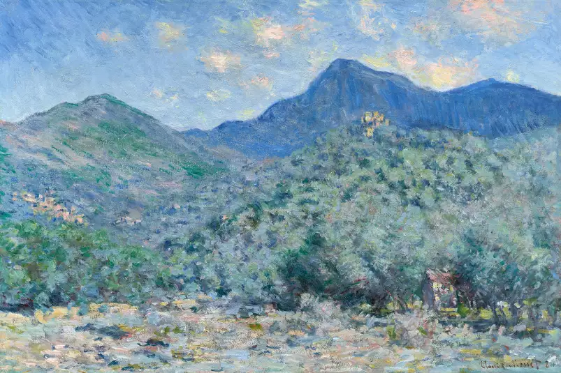 Claude monet - bordighera - tableau celebre