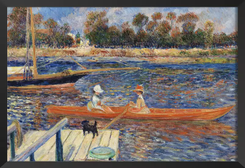 Augute renoir, la seine à argenteuil - tableau celebre