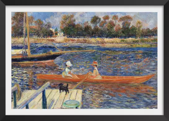 Augute renoir, la seine à argenteuil - tableau celebre