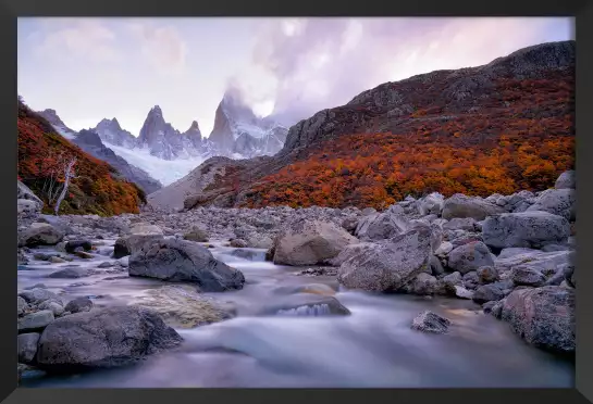 Lumière en patagonie - paysage montagne