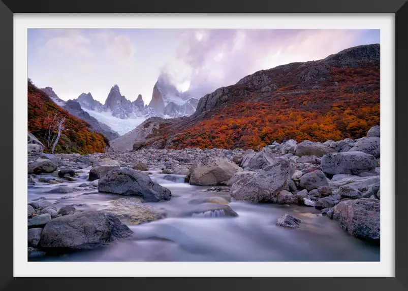 Lumière en patagonie - paysage montagne