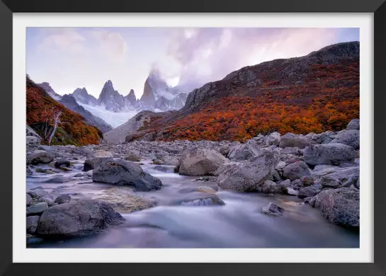 Lumière en patagonie - paysage montagne