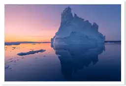 Iceberg disco - tableau paysage nature