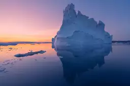 Iceberg disco - tableau paysage nature