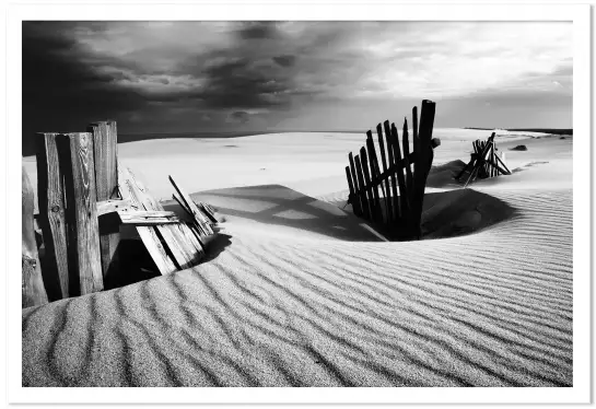 Dunes - tableau bord de plage