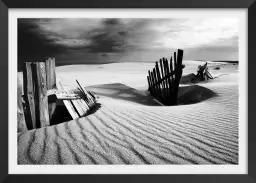 Dunes - tableau bord de plage