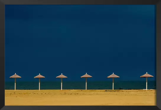 Horizon bleu - tableau bord de mer