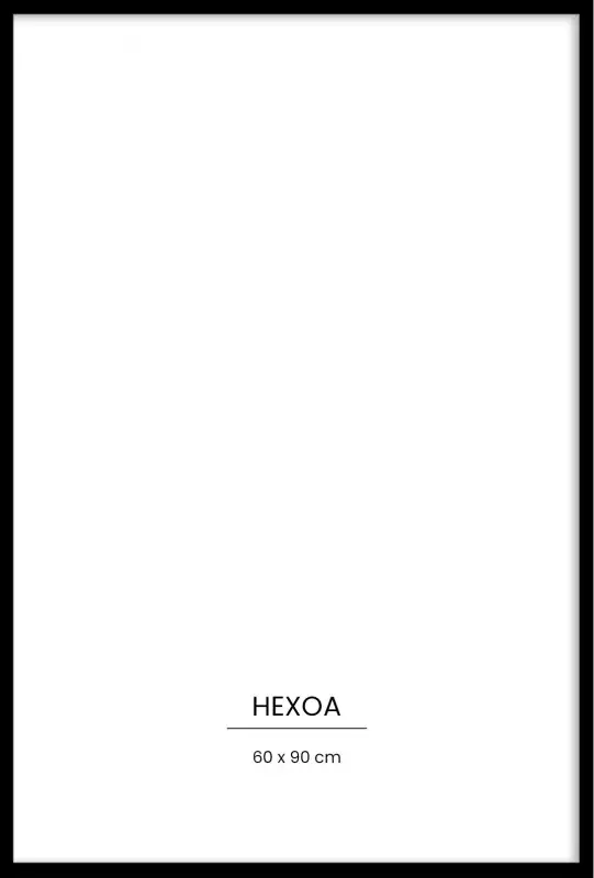 Cadre bois blanc 30x45cm Couleur blanc Hexoa