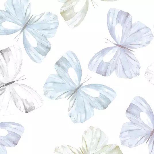 Fresque papillons - papier peint animaux
