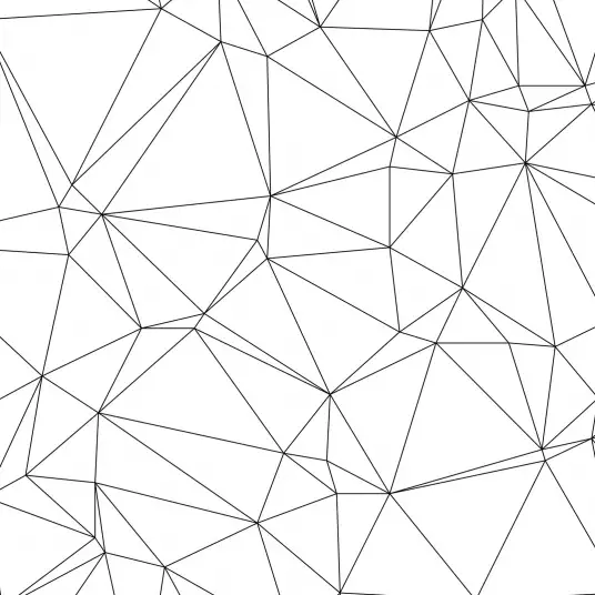 Prisme noir et blanc - papier peint geometrique
