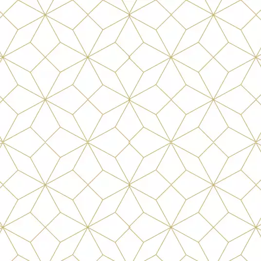 Prisme jaune - papier peint geometrique