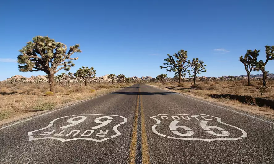Route 66 - papier peint monde