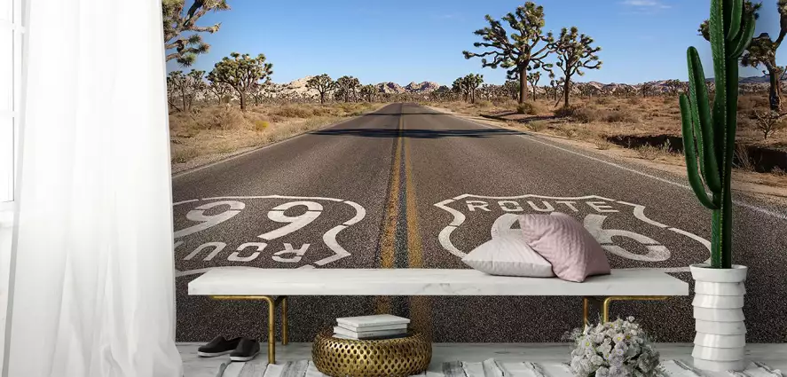 Route 66 - papier peint monde
