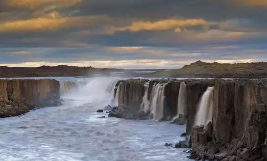 Chute d'eau - papier peint nature