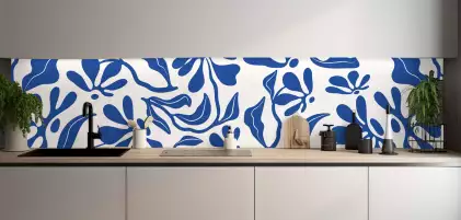 Blue Matisse - décoration sur mesure cuisine