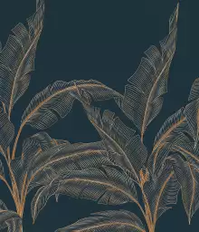 Palmes vertes - fond de hotte original