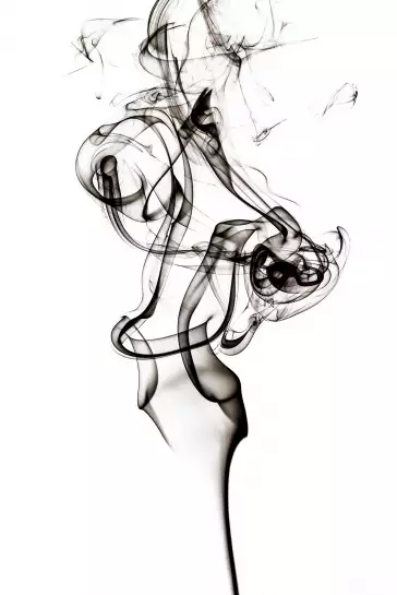 Black smoke Dancer - papier peint abstrait
