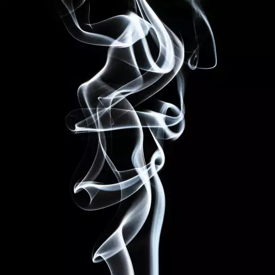 White smoke sensual - papier peint abstrait