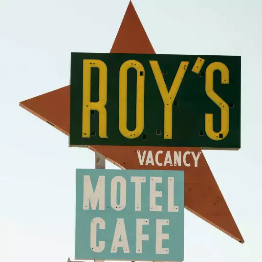 Roys motel café - papier peint paysage