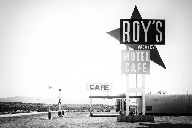 Café Roys Motel - papier peint industriel