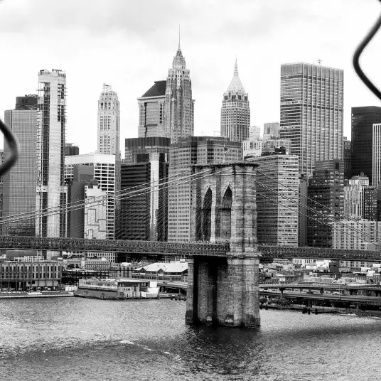 Vue sur Manhattan - papier peint new york