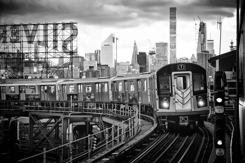 Line 7 NY - papier peint new york