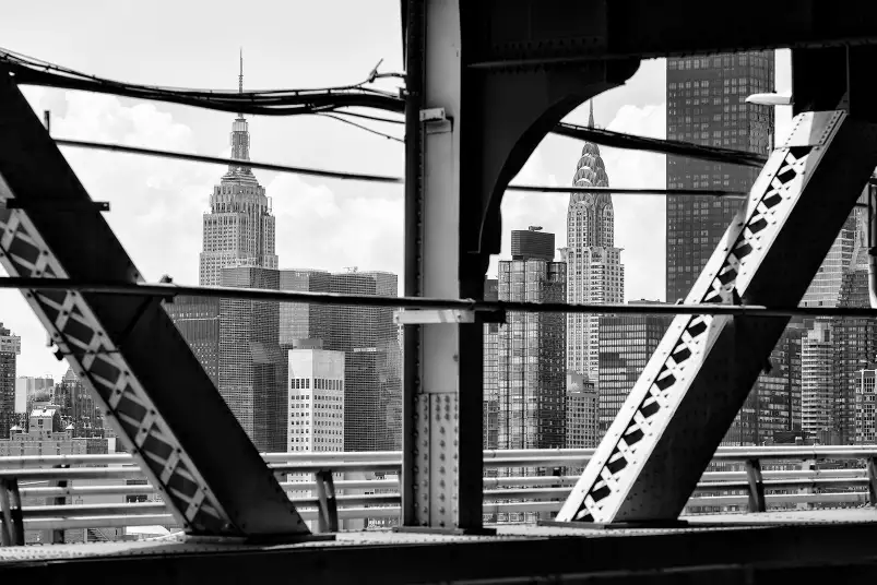 Metallic Bridge - papier peint new york