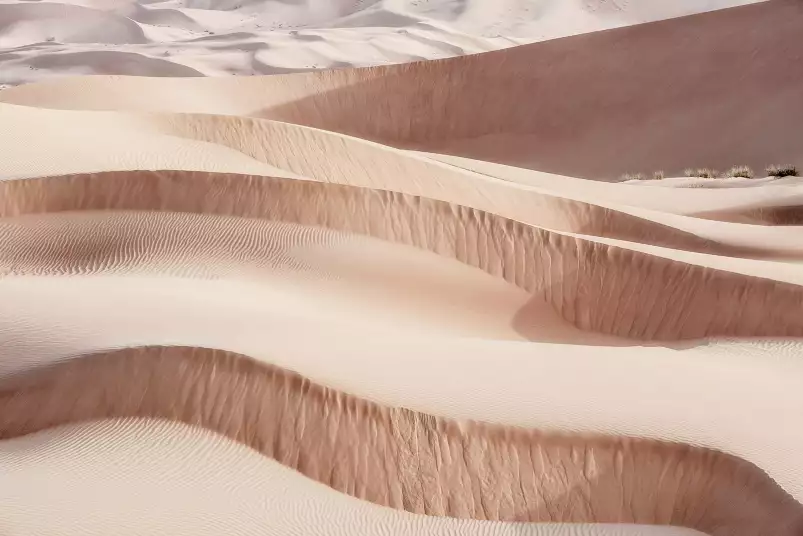 Dune terracotta - papier peint deco nature