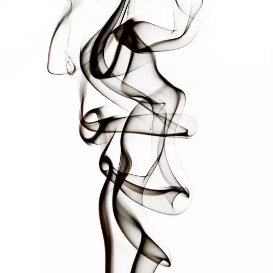 Black smoke sensual - papier peint art abstrait