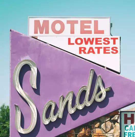 Motel sands - papier peint monde