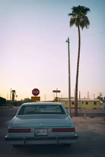 Car Buick - papier peint vintage