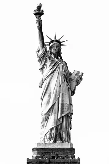 Lady Liberté - papier peint panoramique new york