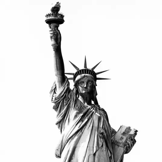 Lady Liberté - papier peint panoramique new york
