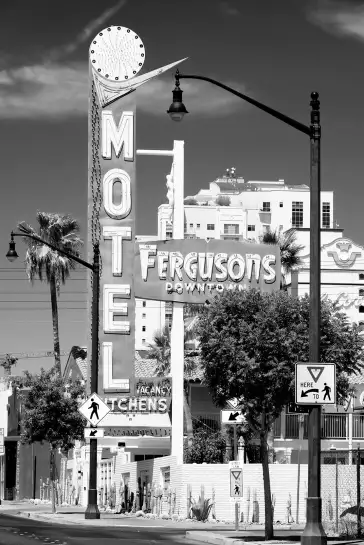 Fergusons - papier peint panoramique noir et blanc