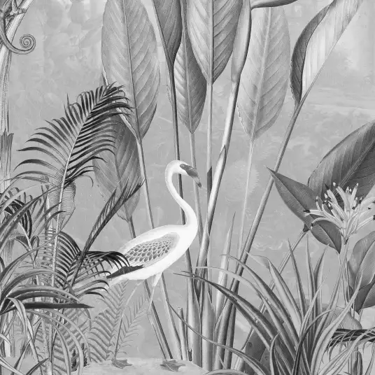 Au fond de la forêt… - papier peint tropical