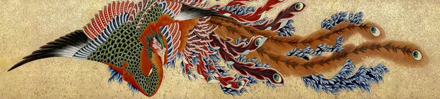 Phoenix - papier peint style japonais