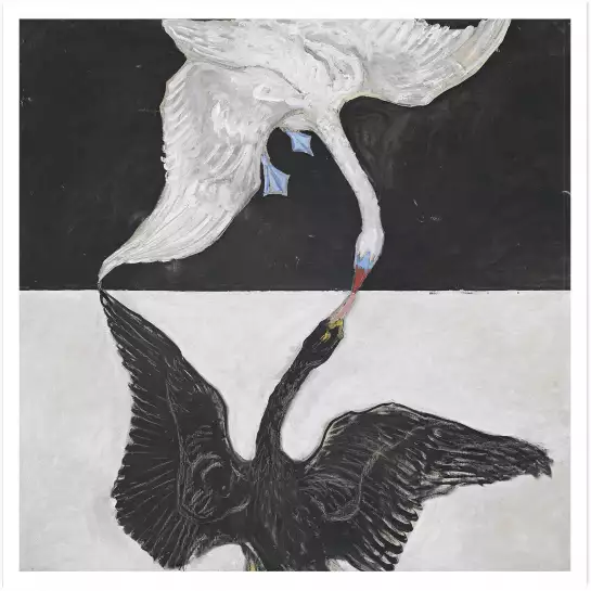 The Swan n 1 d'Hilma af Klint - tableau celebre