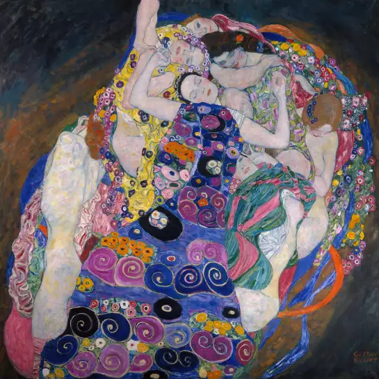 The virgin de gustav Klimt - tableau celebre