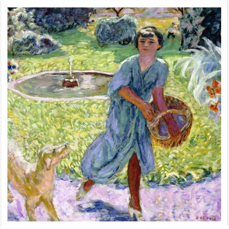 La jeune fille de Pierre Bonnard - tableau celebre