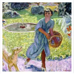 La jeune fille de Pierre Bonnard - tableau celebre