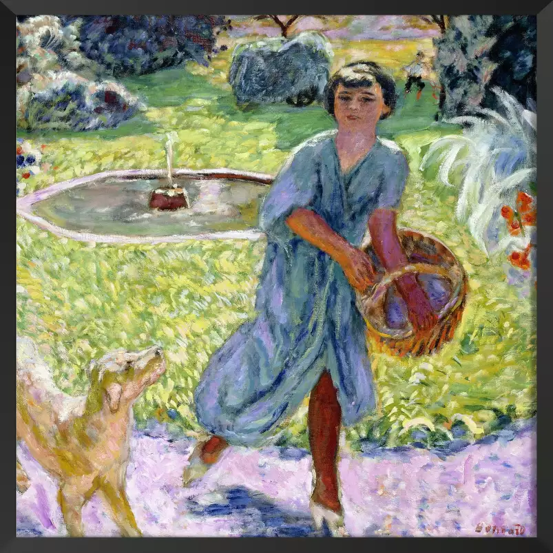 La jeune fille de Pierre Bonnard - tableau celebre