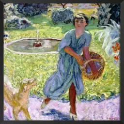 La jeune fille de Pierre Bonnard - tableau celebre