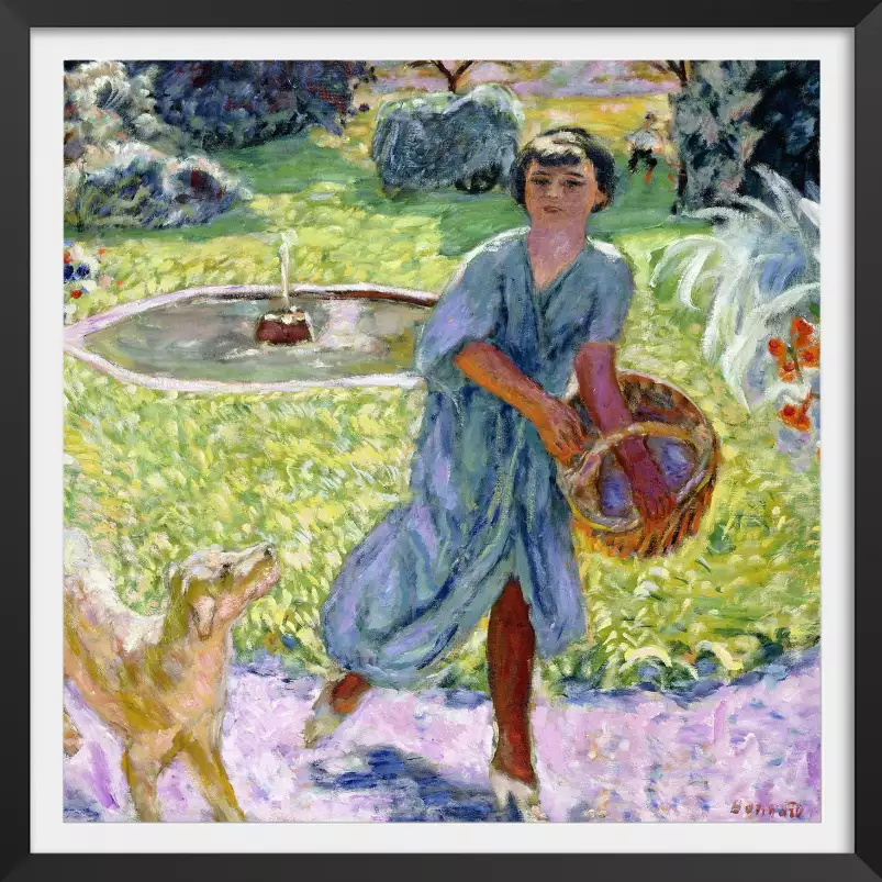 La jeune fille de Pierre Bonnard - tableau celebre